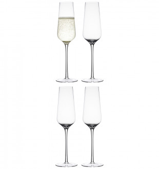Набор бокалов для шампанского flavor, 370 мл, 4 шт. 