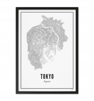 Постер карты города Токио X1 40 x 50
