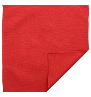 Салфетка сервировочная из хлопка красного цвета russian north, 45х45 см 