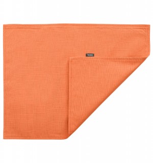 Салфетка под приборы оранжевого цвета из хлопка russian north, 35х45 см 