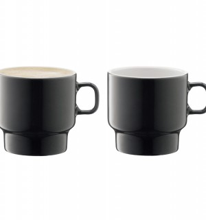 Набор чашек для кофе utility, 280 мл, серый, 2 шт. 