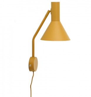 Лампа настенная lyss, 42хD18 см, миндальная матовая 