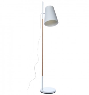 Лампа напольная hideout, 168хD27 см, белая 