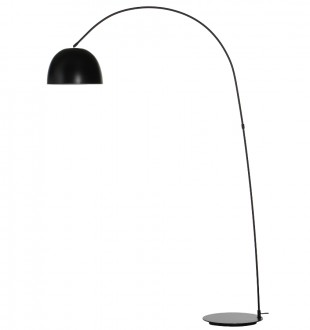 Лампа напольная lucca, 203хD38 см,черная матовая 