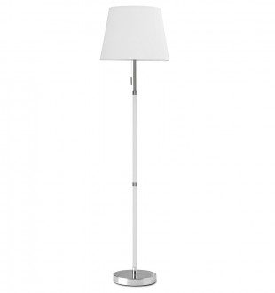 Лампа напольная venice, 162,5 см, белая/ хром 
