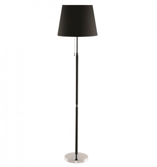Лампа напольная venice, 162,5 см, черная/ хром 