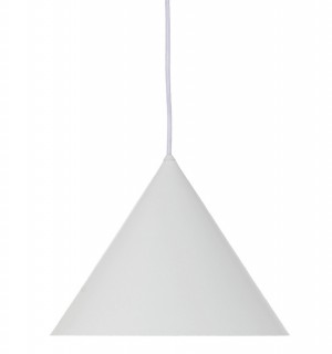 Лампа подвесная benjamin xl, 35хD46 см, белая матовая, белый шнур 