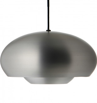 Лампа подвесная champ, 21хD38 см, серебряная матовая 