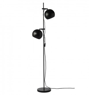 Лампа напольная ball double, 149хD18 см, черная матовая 