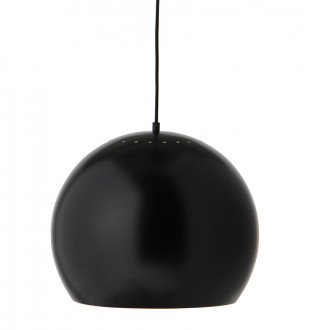 Лампа подвесная ball, 33хD40 см, черная матовая, черный шнур 