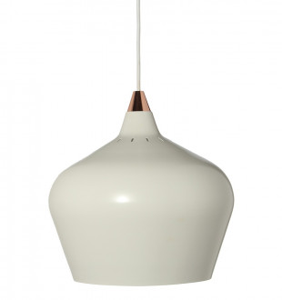Лампа подвесная cohen large, 22хD25 см, белая матовая, белый шнур 