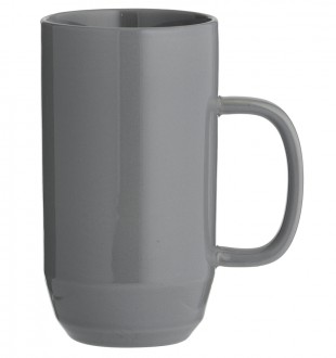 Чашка для латте cafe concept 550 мл темно-серая 