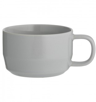 Чашка для каппучино cafe concept 400 мл серая 