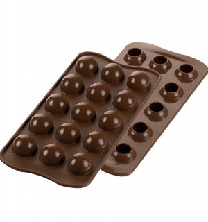 Форма силиконовая для приготовления конфет tartufino, 11х21 см 