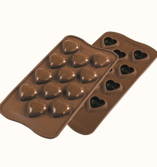 Форма силиконовая для приготовления конфет my love, 11х21 см 