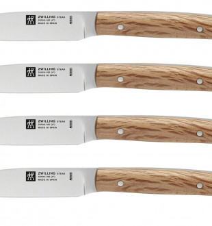 Набор стейковых ножей 4 пр. ZWILLING, с рукояткой из дуба 