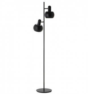 Лампа напольная bf 20 double, 140хD15 см, черная матовая 