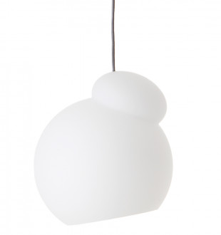 Лампа подвесная air, 32,5хD28 см, белое опаловое стекло 