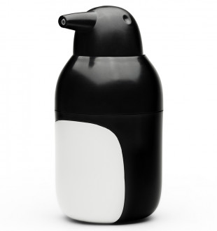 Диспенсер для мыла penguin, черно-белый 