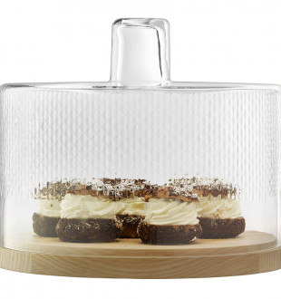 Блюдо сервировочное с крышкой wicker, D29 см 