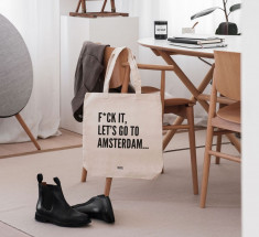 Сумка шоппер F*ck it, let's go to Amsterdam... 