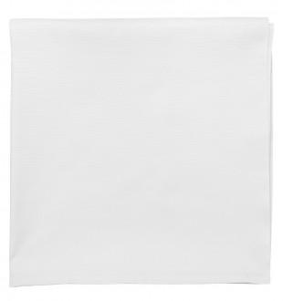 Скатерть жаккардовая белого цвета из хлопка с вышивкой из коллекции essential, 180х180 см 