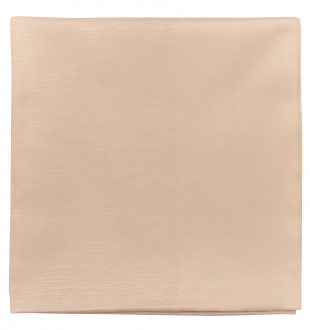 Скатерть жаккардовая бежевого цвета из хлопка с вышивкой из коллекции essential, 180х180 см 
