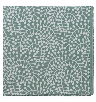 Скатерть из хлопка зеленого цвета с рисунком Спелая смородина, scandinavian touch, 180х260см 