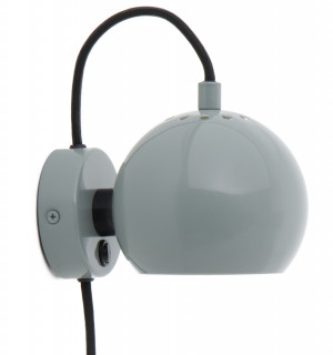 Лампа настенная ball, D12 см, мятная глянцевая 