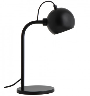 Лампа настольная ball, 24х34 см, черная матовая 