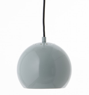 Лампа подвесная ball, 16хD18 см, мятная глянцевая, черный шнур 