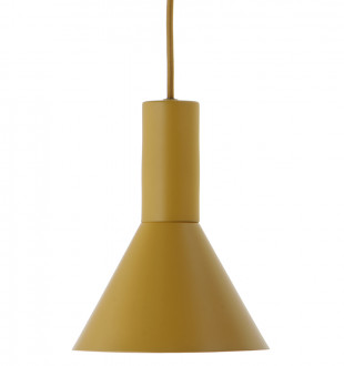 Лампа подвесная lyss, 18х23 см, миндальная матовая 