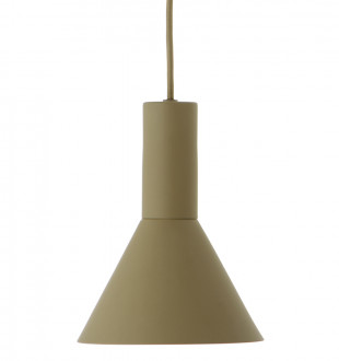 Лампа подвесная lyss, 18х23 см, оливковая матовая 