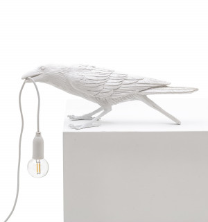 Настольная лампа Bird Playing White 