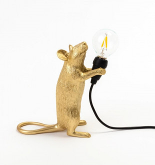 Настольная лампа Mouse Lamp Standing GOLD USB 
