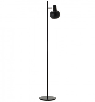Лампа напольная bf 20 single, 140хD15 см, черная матовая 