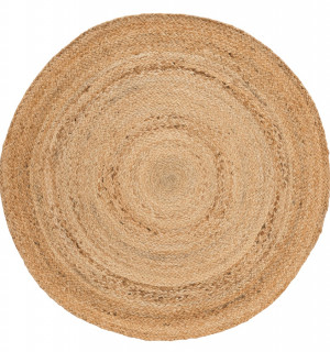 Ковер из джута круглый базовый из коллекции ethnic, 90 см 