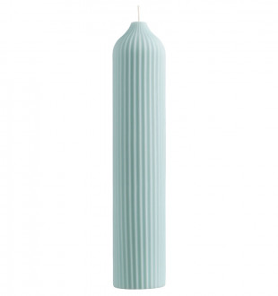Свеча декоративная мятного цвета из коллекции edge, 25,5 см 