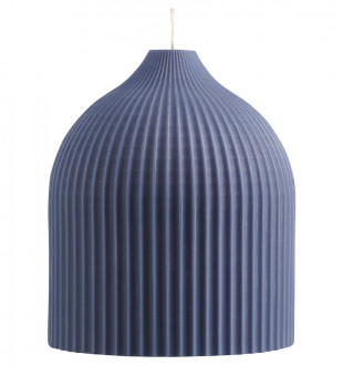 Свеча декоративная синего цвета из коллекции edge, 10,5 см 