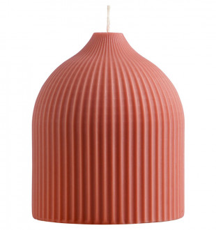 Свеча декоративная терракотового цвета из коллекции edge, 10,5 см 