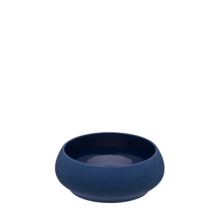 Чаша с закруглёнными краями GOURMET BLEU 16 см/1000 мл Синий матовый