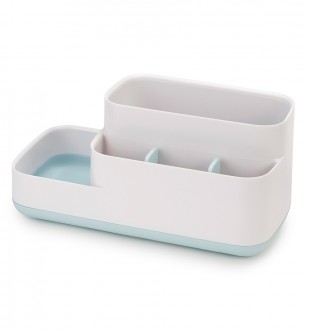 Органайзер для ванной easystore™, бело-голубой 