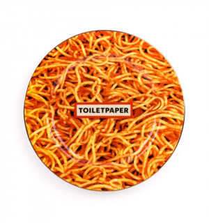 Тарелка Spaghetti Gold Border 