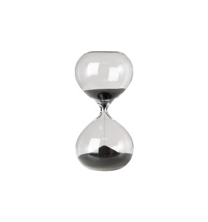 Часы Sandglass ball S black 