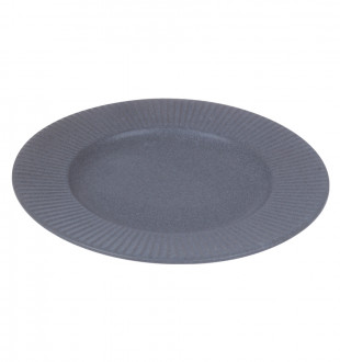 Набор тарелок soft ripples, D21 см, серые, 2 шт. 