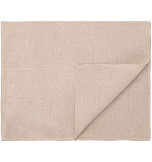Дорожка на стол из стираного льна бежевого цвета из коллекции essential, 45х150 см 