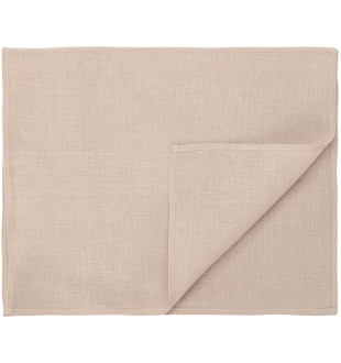 Дорожка на стол из стираного льна бежевого цвета из коллекции essential, 45х150 см 