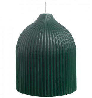 Свеча декоративная темно-зеленого цвета из коллекции edge, 10,5см 