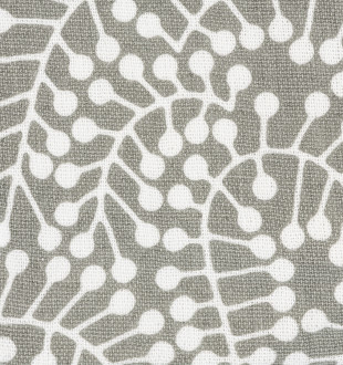 Набор из двух муслиновых полотенец серого цвета с принтом Спелая Смородина из коллекции scandinavian touch, 50х70 см 