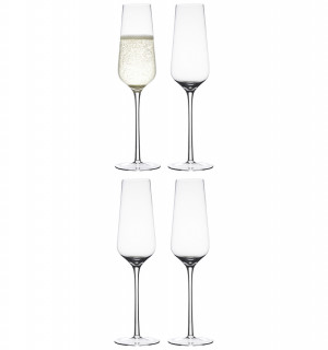 Набор бокалов для шампанского flavor, 370 мл, 4 шт. 